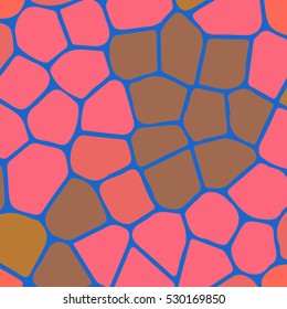 Vector colourful ornamental backdrop made of mosaic. New texture for design work