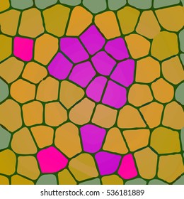 Vector colourful ornamental backdrop made of mosaic. New texture for design work