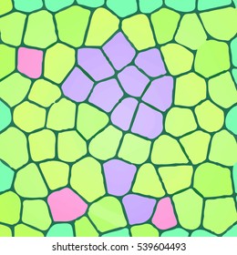 Vector colourful ornamental backdrop made of mosaic. New texture for design work