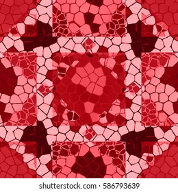 Vector colourful ornamental backdrop made of mosaic. New texture for design work