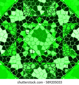Vector colourful ornamental backdrop made of mosaic. New texture for design work