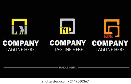 Vector combination of initial box logo. Used for your company's logo symbol