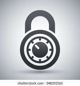 Vector Combination Lock Icon