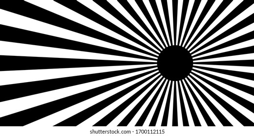 Vector comic book background with sunburst pattern in retro pop art style.