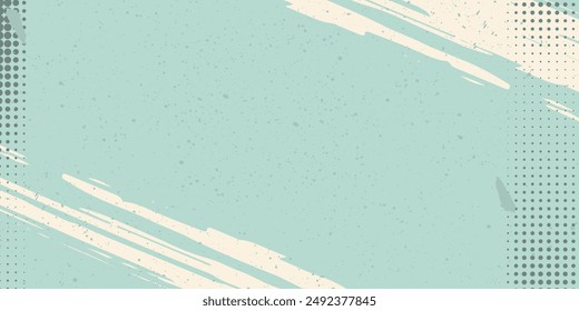 Vector Comic Book and Journal Background. Orange Grunge Texture. Illustration with Halftone Dots for