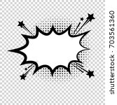 Vector comic explosion. Comic cartoon speech bubble for different emotions: Wow, Omg,  Boom, Gtfo, Yeah, Damn, Wtf without text. 