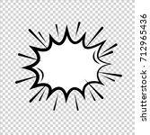 Vector comic explosion. Comic cartoon speech bubble for different emotions: Wow, Omg,  Boom, Gtfo, Yeah, Damn, Wtf without text. 