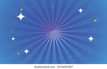 Vector Comic style background in flat design.