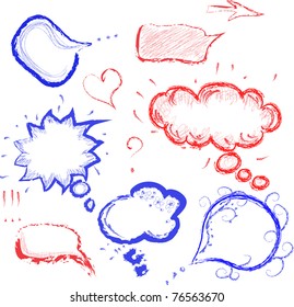 Vector Comical Speech Bubble