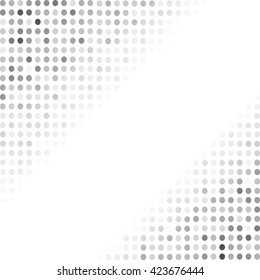 Vector Comics Book Background. Halftone Patterns. Grey Dotted Background