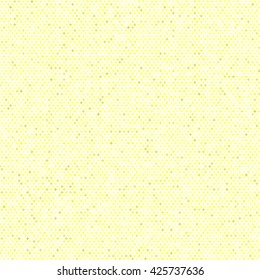 Vector Comics Book Background. Yellow Halftone Pattern. Dotted Background