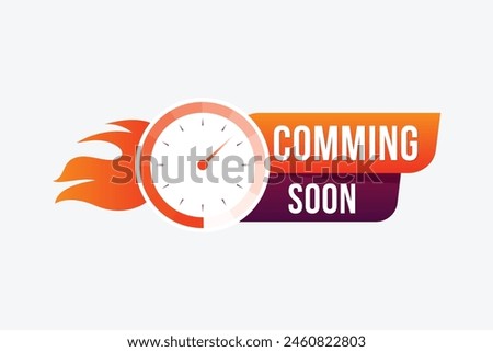 vector Coming soon banner design
