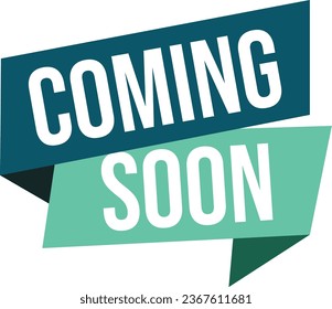 Vector coming soon label background illustration modern coming soon post design