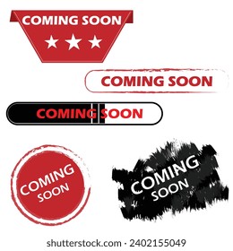 Vector of Coming Soon. Perfect for additional design, coming soon design