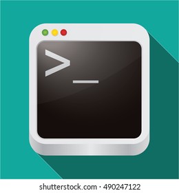 Vector Command Line Icon