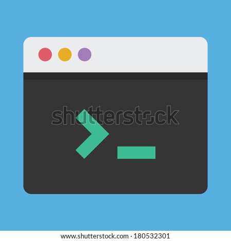 Vector Command Line Icon