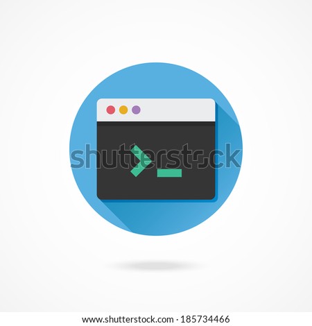 Vector Command Line Icon