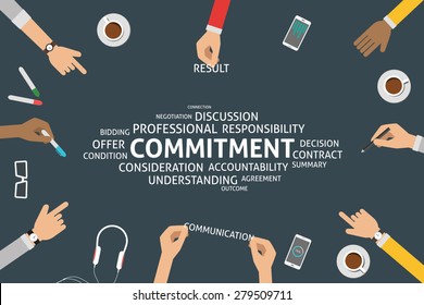 vector commitment concept, template