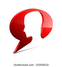 Vector Communication, chat and info icon
