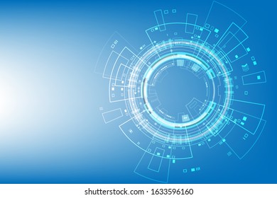 Vector Communication Concept Technology Background Stock Vector ...