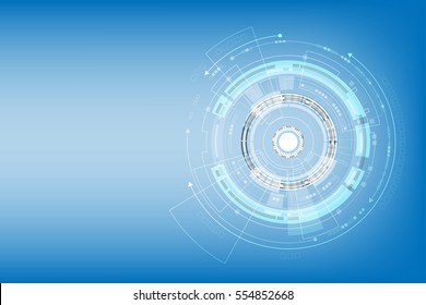 Vector communication concept for technology background