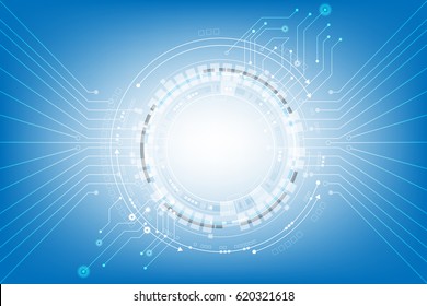 Vector communication concept for technology background