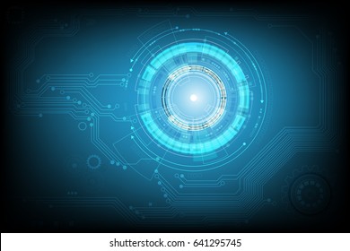 Vector communication concept for technology background