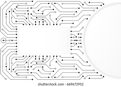 Vector communication concept for technology background