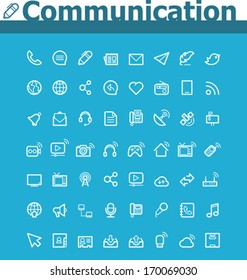 Vector Communication icon set