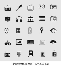 vector communication icons set 