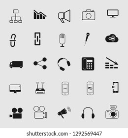 vector communication icons set 