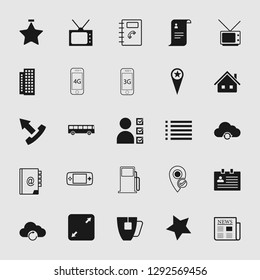 vector communication icons set 