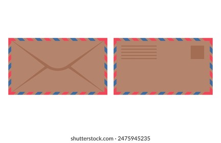 Vector Communication Technology Envelope. Simple Illustration of Blank Envelope. Vector Icon.