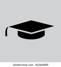Vector communications icons. Graduate hat icon