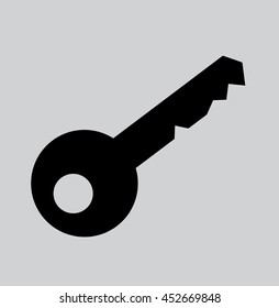 Vector communications icons. Key icon