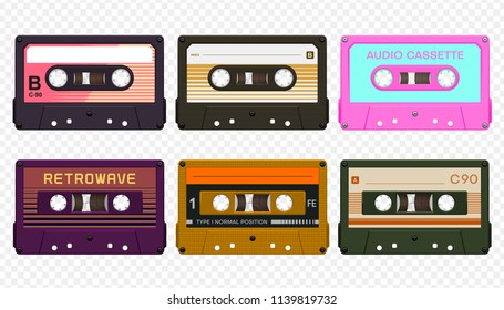 Vector compact audio cassettes collection #3