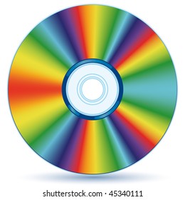 Vector compact disc - blend and gradient only