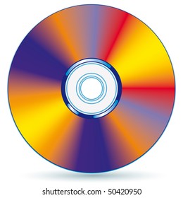 Vector compact disc - blend and gradient only