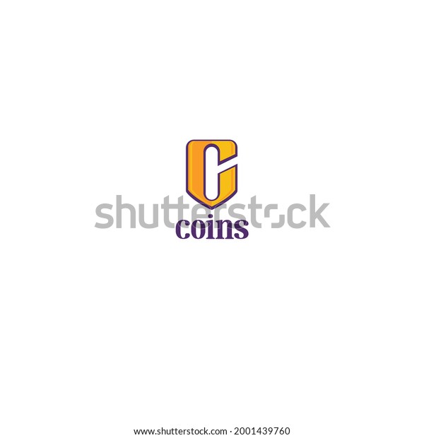 Vector Company Block Logo Coin Monogram Stock Vector (Royalty Free) 2001439760 Shutterstock