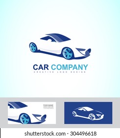 Vector Company Logo Icon Element Template Race Luxury Car Repair Service  