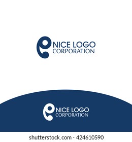 Vector company logo icon element template music production headphones sound