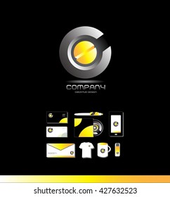 Vector company logo icon element template abstrac circle business corporate games
