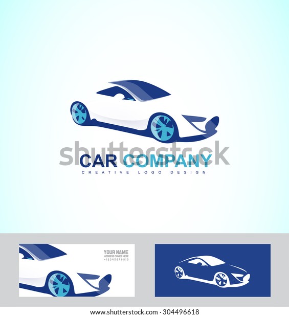 Vector company logo icon element template race luxury
car repair service  