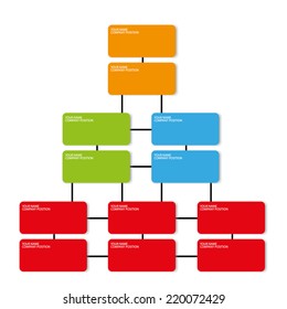 vector company position organization template