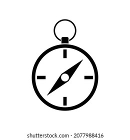 vector compass in flat style