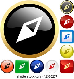 Vector compass. Graphic elements set.