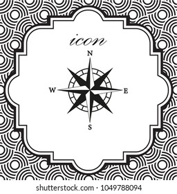 Vector compass icon