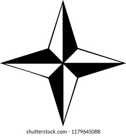 vector compass icon