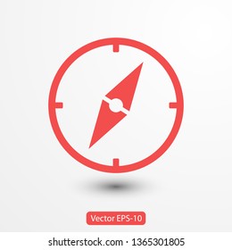 Vector compass icon