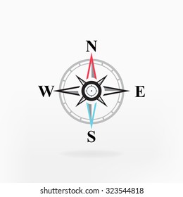 Vector compass icon